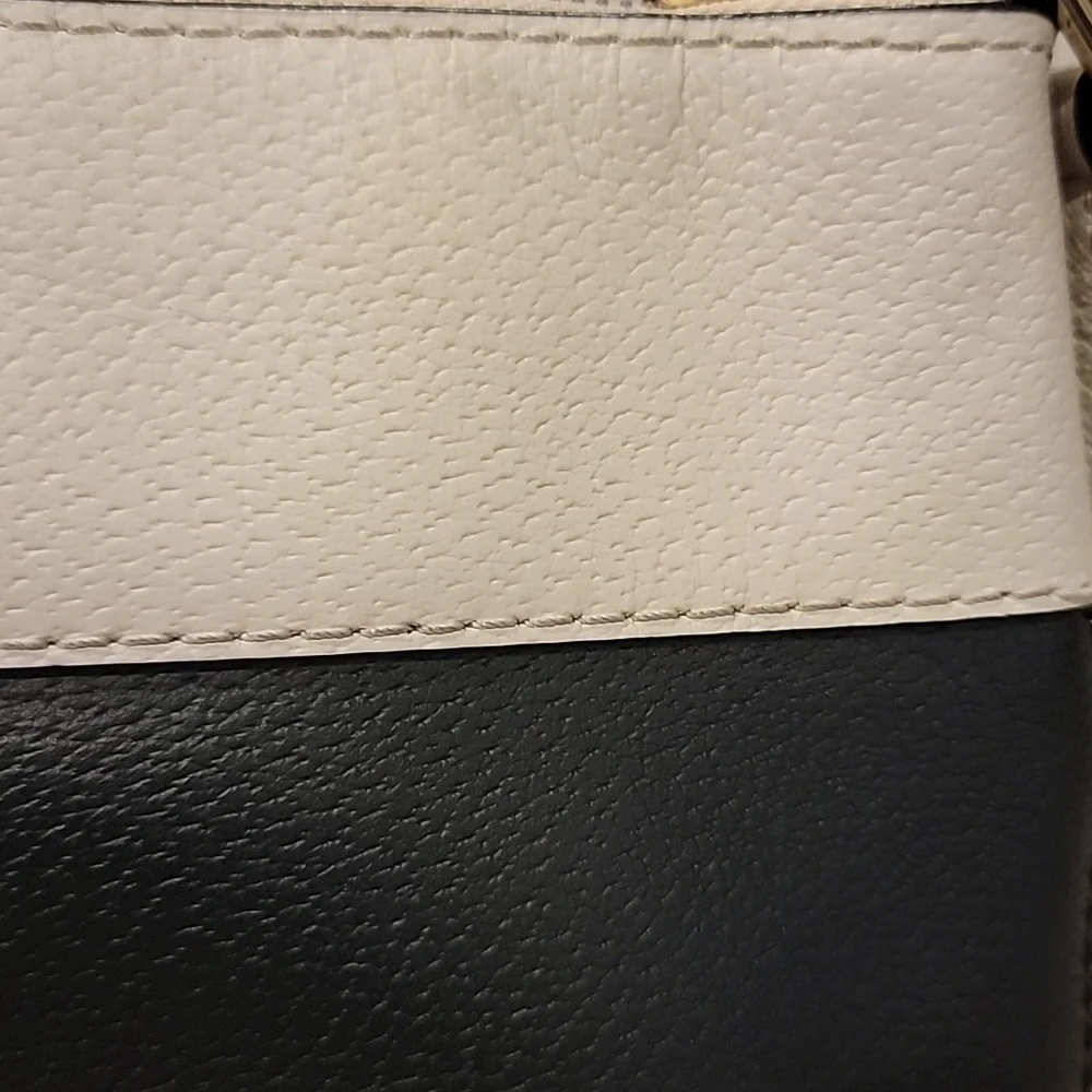 Kate Spade Grove Street Rima Crossbody Two-Tone Black and Cream Bag